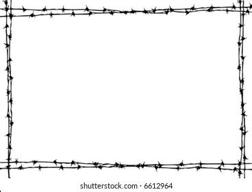 Barbed Wire Border