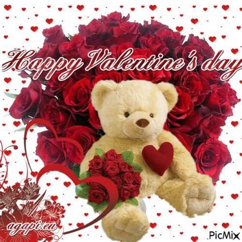 Teddy Bear Heart Happy Valentines Day Pictures, Photos, and Images for Facebook, Tumblr ...