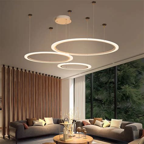 Aliexpress.com : Buy Modern Living Room Pendant Light Decoration Acrylic LED Pendant lamp Hall ...