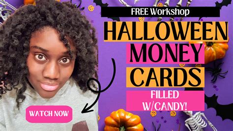 Halloween Money Card Holder Workshop - Hypnotic Glamour Designs