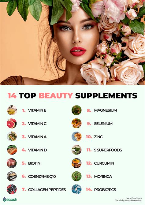 BEAUTY VITAMINS - 14 Beauty Supplements That May Help You Look Younger - Ecosh