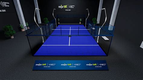 The new padel court design FIP Official Court with MejorSet padel court manufacturer