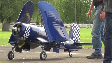 WARNING: STUNNING DETAILED CORSAIR F4U RC SCALE MODEL WARBIRD - YouTube