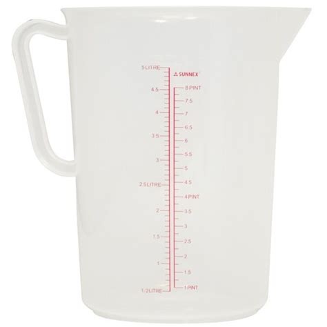 Polypropylene Measuring Jug 5 Litre – Acense