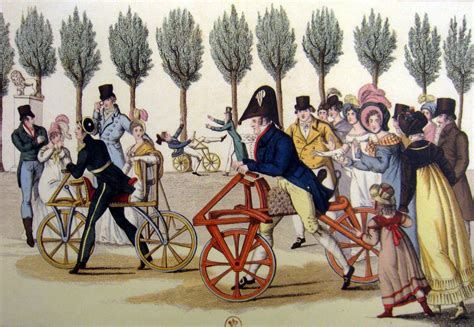 4 Avril 1818 – Présentation du vélocipède, l’ancêtre de la bicyclette, par l’ingénieur allemand ...