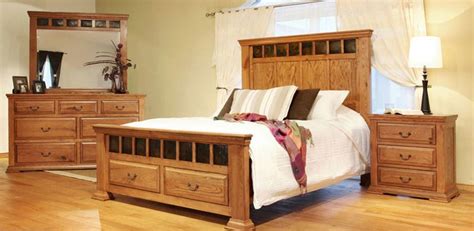 Rustic Oak Bedroom Set, Oak Bedroom Set, Oak Bedroom Furniture