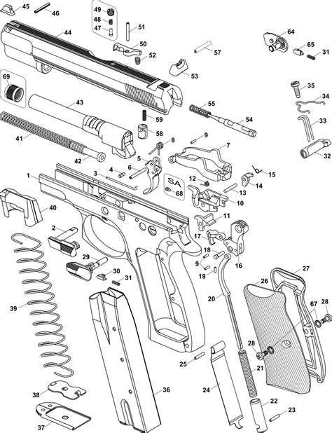 CZ 75 Compact spare parts | Military Spot