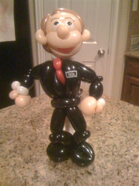 Balloon Man Suited Up Balloon Animals, Balloon Art, Ballons, Novelty ...