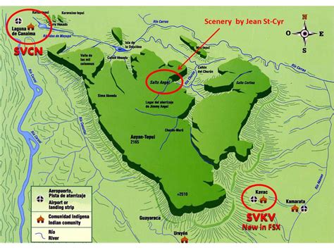 Canaima National Park Venezuela Scenery for FSX