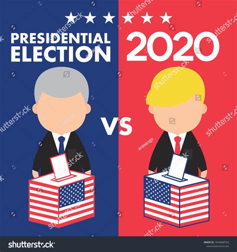 2020 United States America Presidential Election Stock Vector (Royalty ...