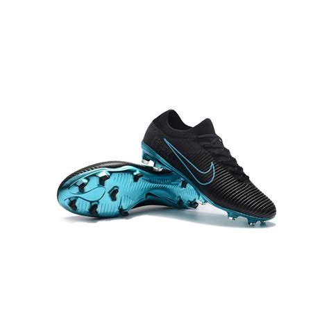 Nike Mercurial Vapor Flyknit Ultra FG ACC Soccer Cleat - Black Blue