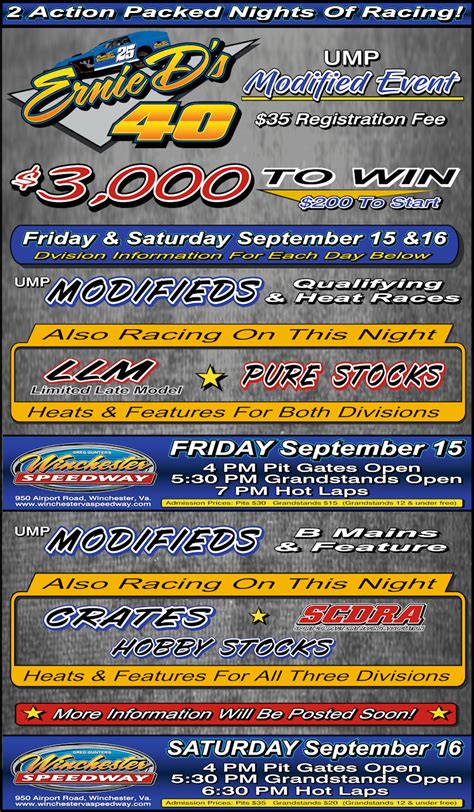 Winchester Speedway :: The Action Track