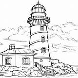 lighthouse coloring Book  Pages Made By Teachers sketch template