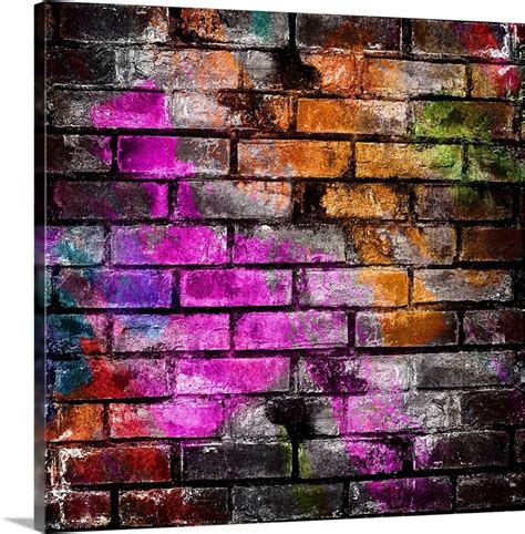 Brick Wall Graffiti Wall Art, Canvas Prints, Framed Prints, Wall Peels ...