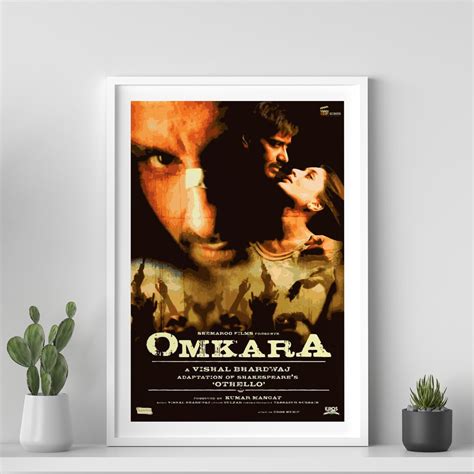 Omkara Movie Poster Saif Ali Khan Desi Wall Art Bollywood - Etsy