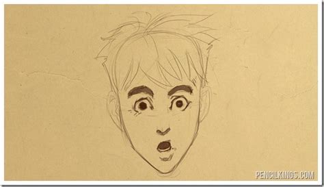 How To Draw A Surprised Face In Easy Steps