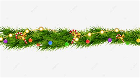 Christmas Garland, Christmas, Garland, Decoration PNG and Vector with Transparent Background for ...