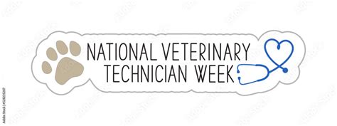 National Veterinary Technician Week. Vet Tech Appreciation Week concept ...