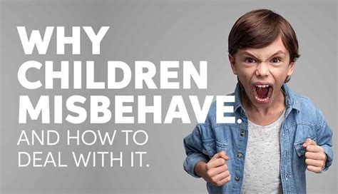 Why Children Misbehave and How to Deal with It | Swings-n-Things