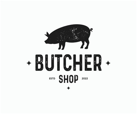 Butcher Shop Logo Design Vector Template. Best Butcher Logo. 10628667 Vector Art at Vecteezy