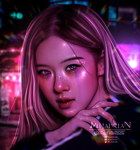 Descubrir 75+ imagen blackpink rose fanart - Viaterra.mx