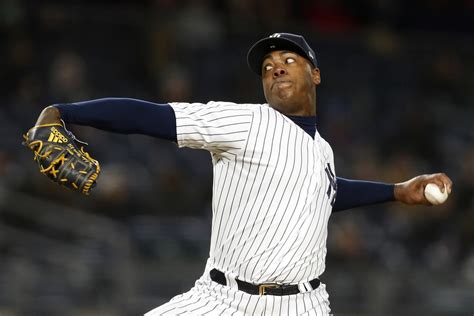 Yankees Aroldis Chapman's fastball finally arrived Thursday night