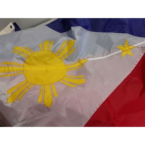 Philippine Flag Standard 3x6 ft | Shopee Philippines