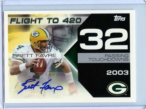 Brett Favre autograph For Sale - MAVIN