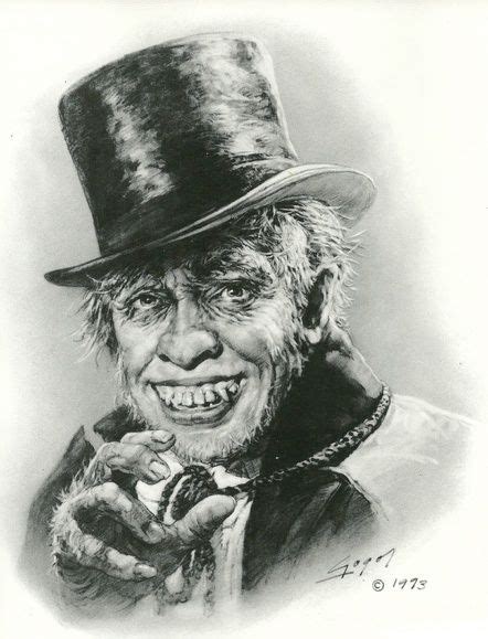 Incredible Hand Signed Print of Mr Hyde by Famous Monsters icon ... Creepy Vintage, Vintage ...