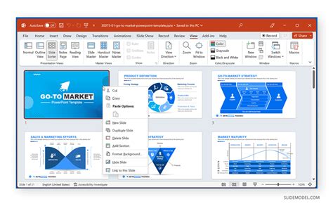 How to Switch to Slide Sorter View in PowerPoint