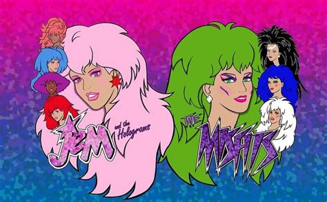 Jem and the Holograms Vs The Misfits by evobs | Redbubble | Jem and the holograms, Jem cartoon ...