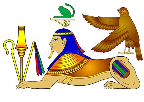 Sphinx - Creature Of Ancient Egypt Stock Vector - Illustration: 16018673