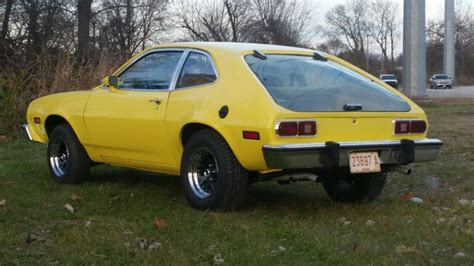 1978 Ford Pinto Hatchback Yellow RWD Automatic base - Classic Ford ...