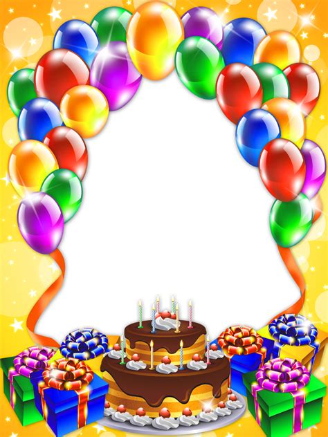 Gambar Birthday Frames Free Download Clip Art Happy Transparent Png ...