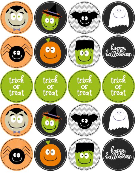 Free Halloween Stickers / Labels | Free printable labels & templates ...