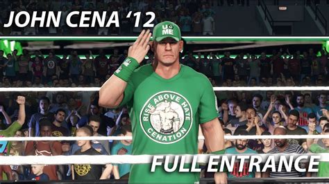 WWE 2K23 - John Cena '12 Full Entrance (Wrestlemania 28 Arena) - YouTube