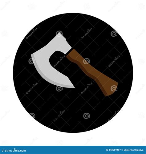 Knife Vector Round Icon. Vector Logo Design. Stock Vector - Illustration of cookery, icon: 142559407