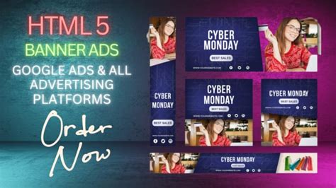 Design attractive animated html5 google banner ads adwords and web banner by Zainhameed797 | Fiverr