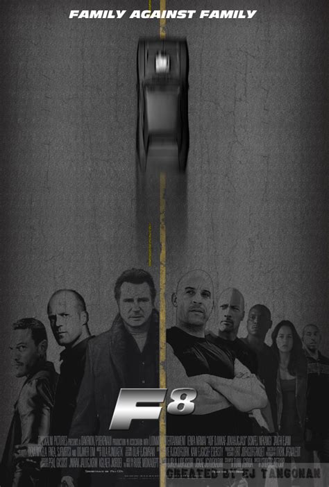 F8 (Fast and Furious 8) Fan poster by EJTangonan on DeviantArt