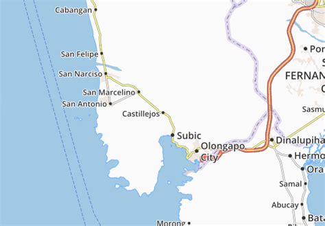 MICHELIN Castillejos map - ViaMichelin