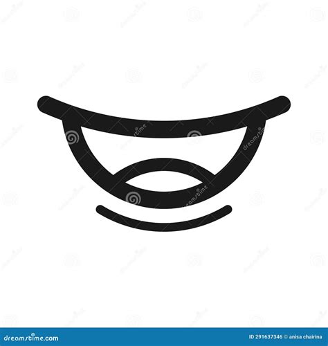 Smile Line Art Element Vector Design Stock Illustration - Illustration of symbol, concept: 291637346