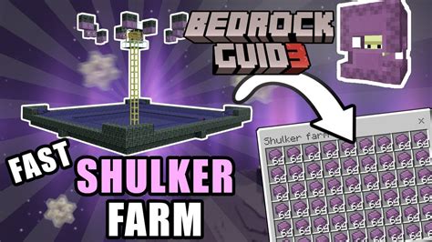 *NEW* FAST Shulker Farm! | Minecraft Bedrock Guide S3 EP37 - YouTube