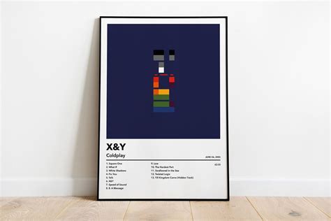 Coldplay X&Y Album Cover Poster A4 A3 A2 Print Digital | Etsy