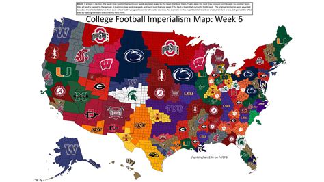 College Football Imperialism Map Week 6: GoT analogies | mgoblog