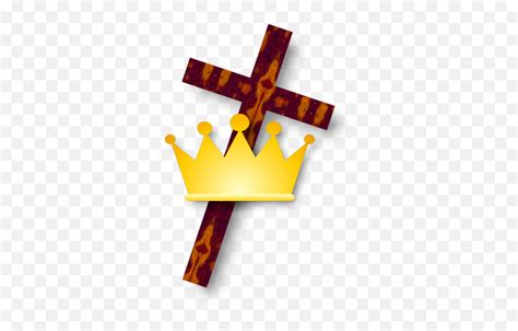 Christ Cross Became His Crown - Christian Cross And Crown Emoji,Jesus ...