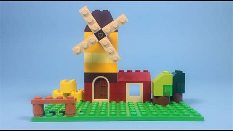 Lego Windmill Building Instructions - Lego Classic 10696 "How To” - YouTube