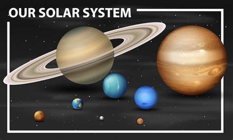 A solar system diagram | Free Vector