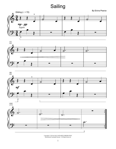 Sailing | Sheet Music Direct