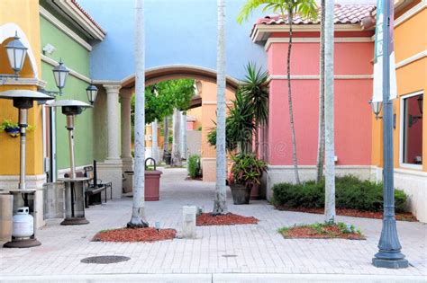 Retail Stores in South Florida Stock Photo - Image of multicolored ...