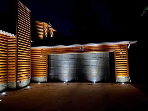 How Architectural Landscape Lighting Can Highlight Your Custom Garage ...